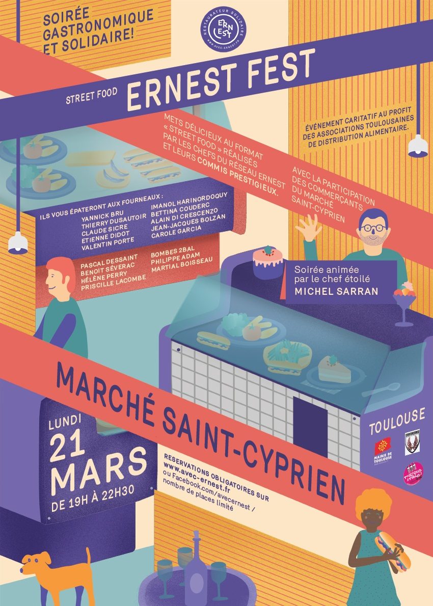 Ce street food festival sera une poire "belle aubaine" pour la fin d'une faim fraternelle avec l'espoir de rallier les 20.000 euros espérés pour financer concrètement les trois associations toulousaines, Epicerie Solidaire Maillol, Entr'act et La Main Tendue.